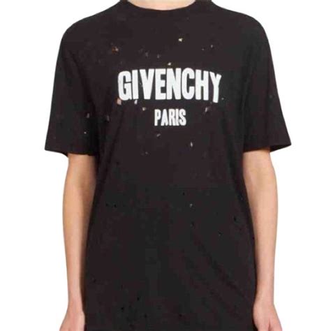 givenchy black shirt price|givenchy t shirt with holes.